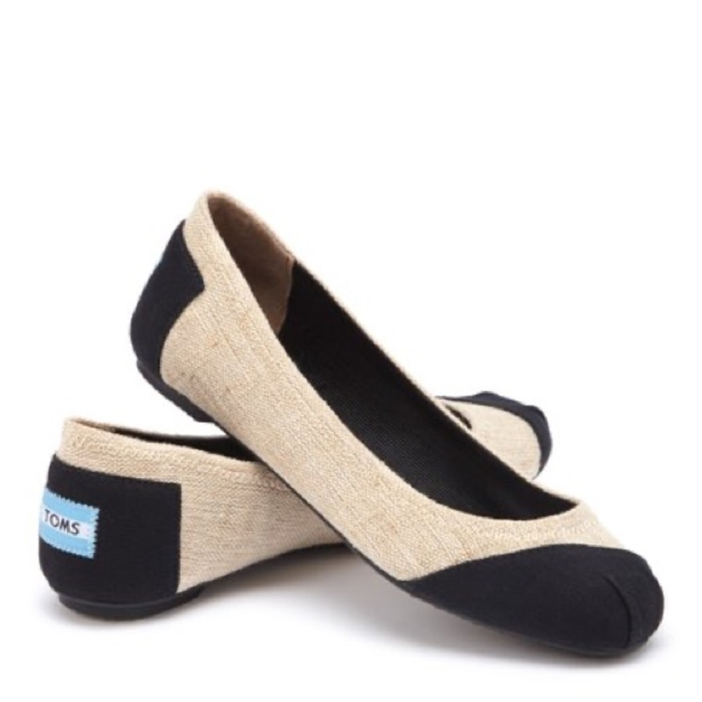 Toms Burlap Alessandra Vegan Classics Ballet Flat Size 7